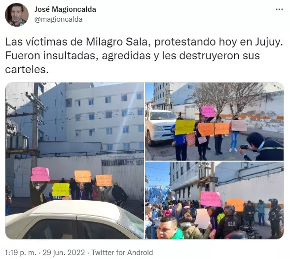 Marcha contra milagro