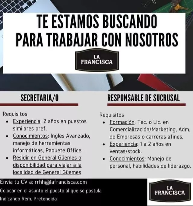 La francisca trabajo