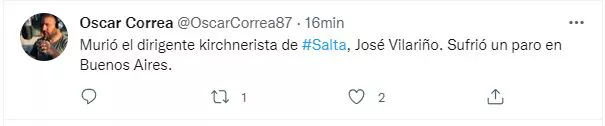 Twitter oscar correa