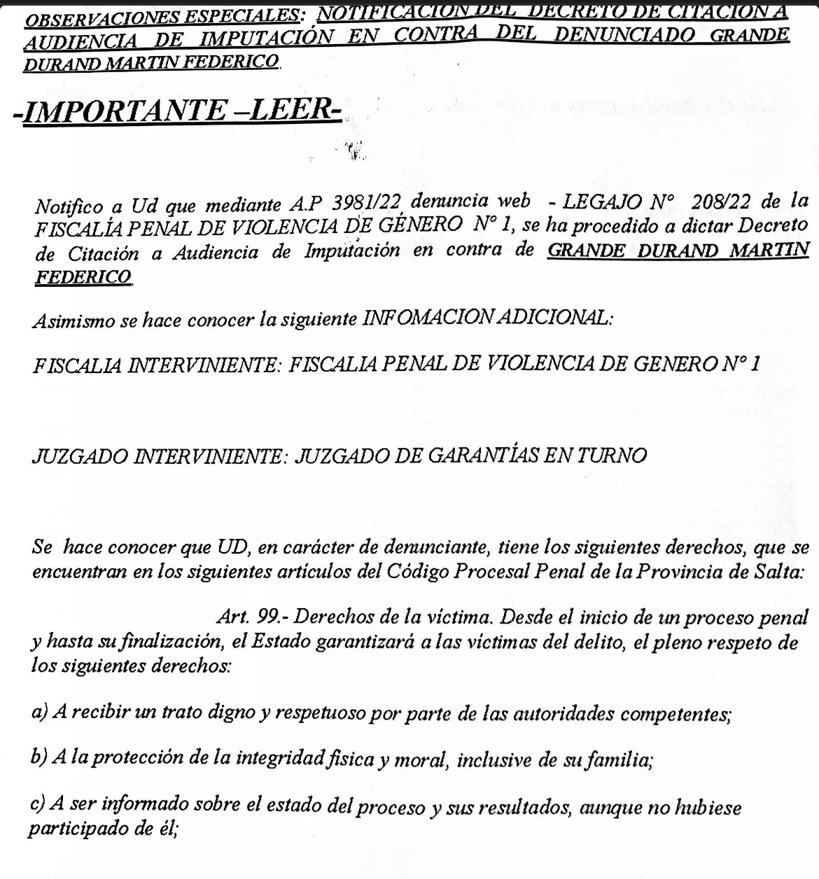 martin grande