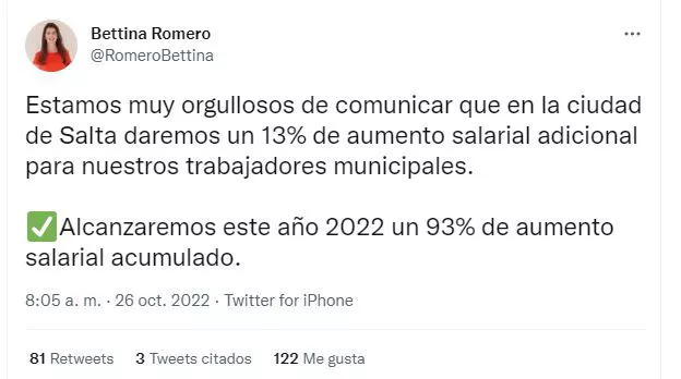 Bettina aumento 2610