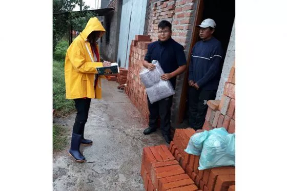 Asistencia gobierno lluvia