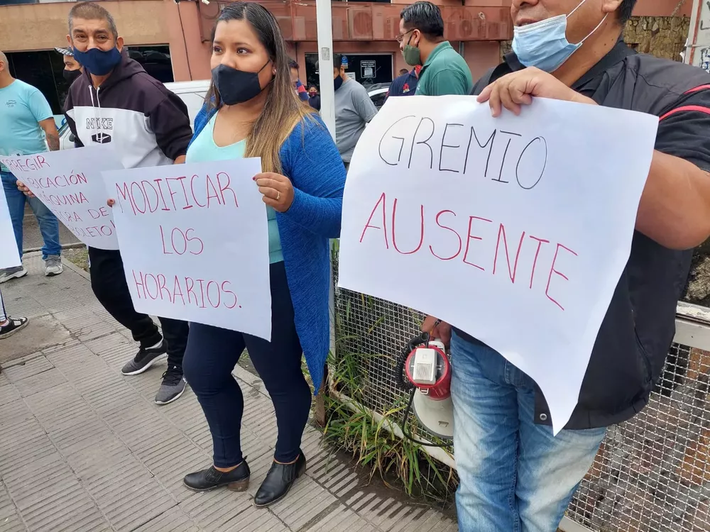 Manifestacion choferes