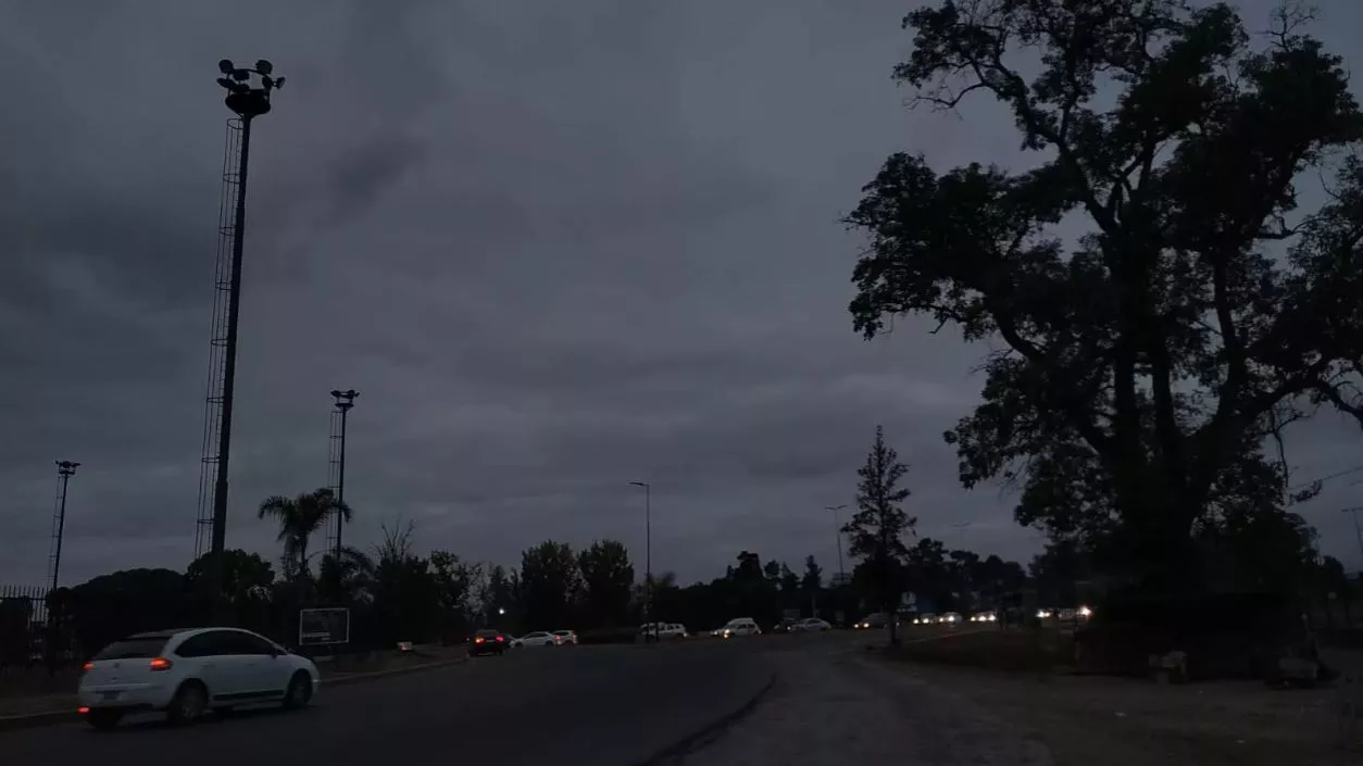 Rotonda de Limache sin luz