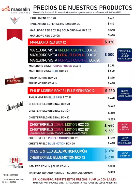 cigarrillos