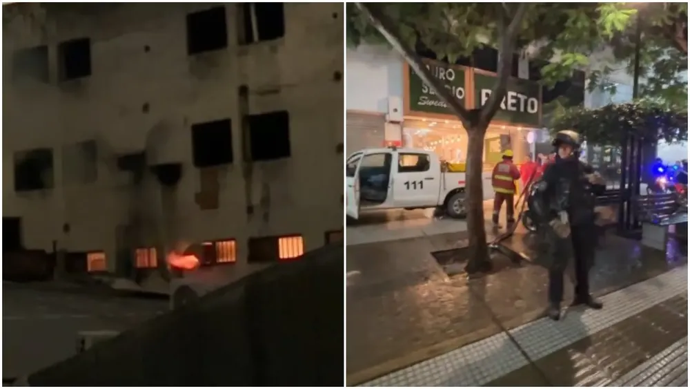 incendio peatonal