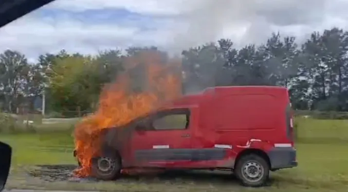 camioneta fuego
