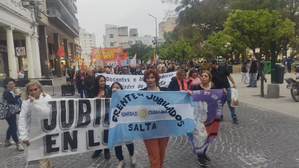 marcha jubilados salta