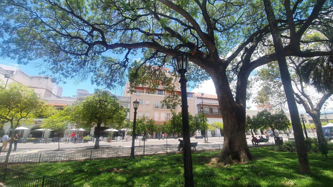 Plaza 9 de julio obras