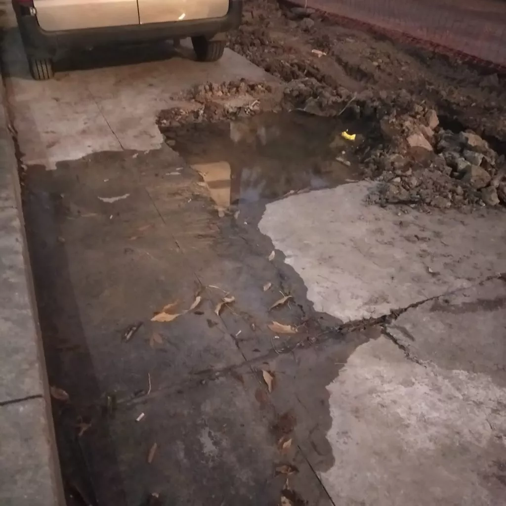 Aguas calles rotas 2