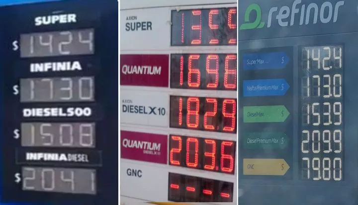 Precios combustibles 2208