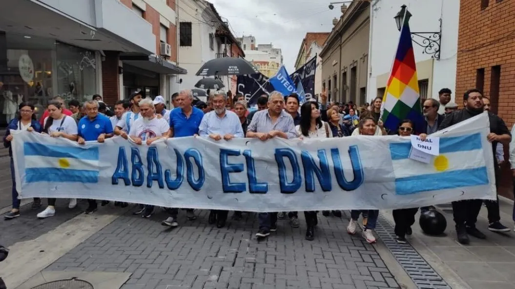 marcha contra milei